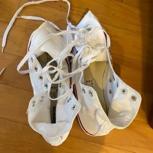 Freshly washed converse